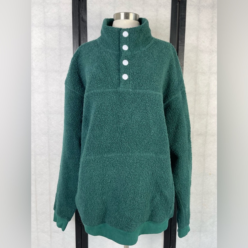 Outdoor Voices Forest Green Turtleneck Sweater. XL
